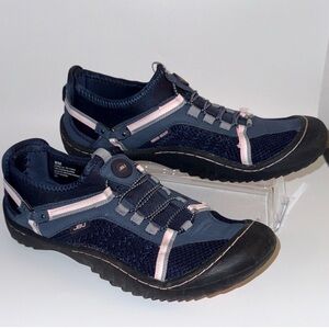 JBU Navy and Pink Casual Sneakers